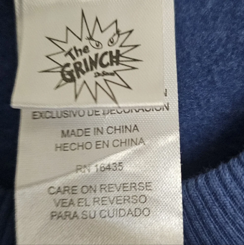 The Grinch Size 6 Christmas Sweater - Picture 3 of 4